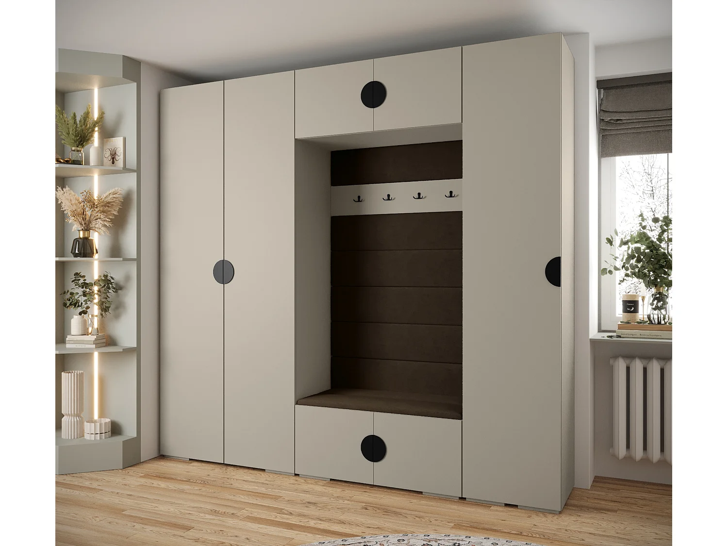 Armoire à portes battantes Inova 4 ensemble 8