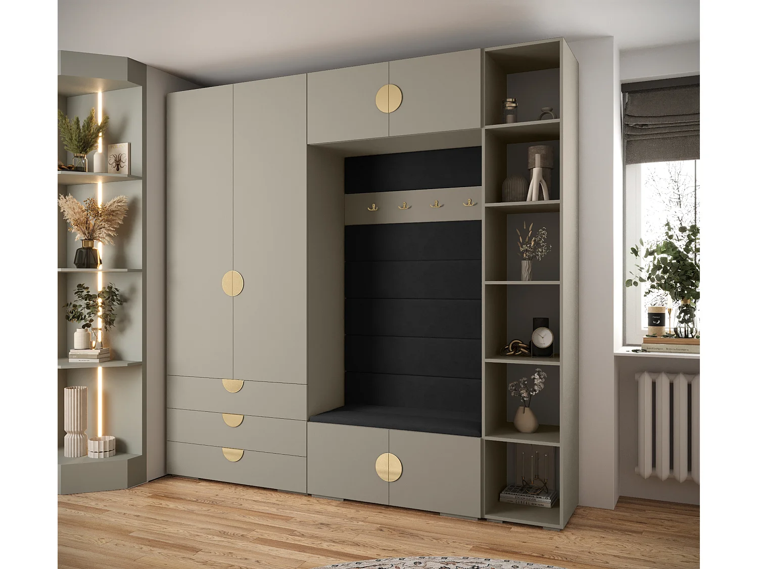 Armoire à portes battantes Inova 4 ensemble 10