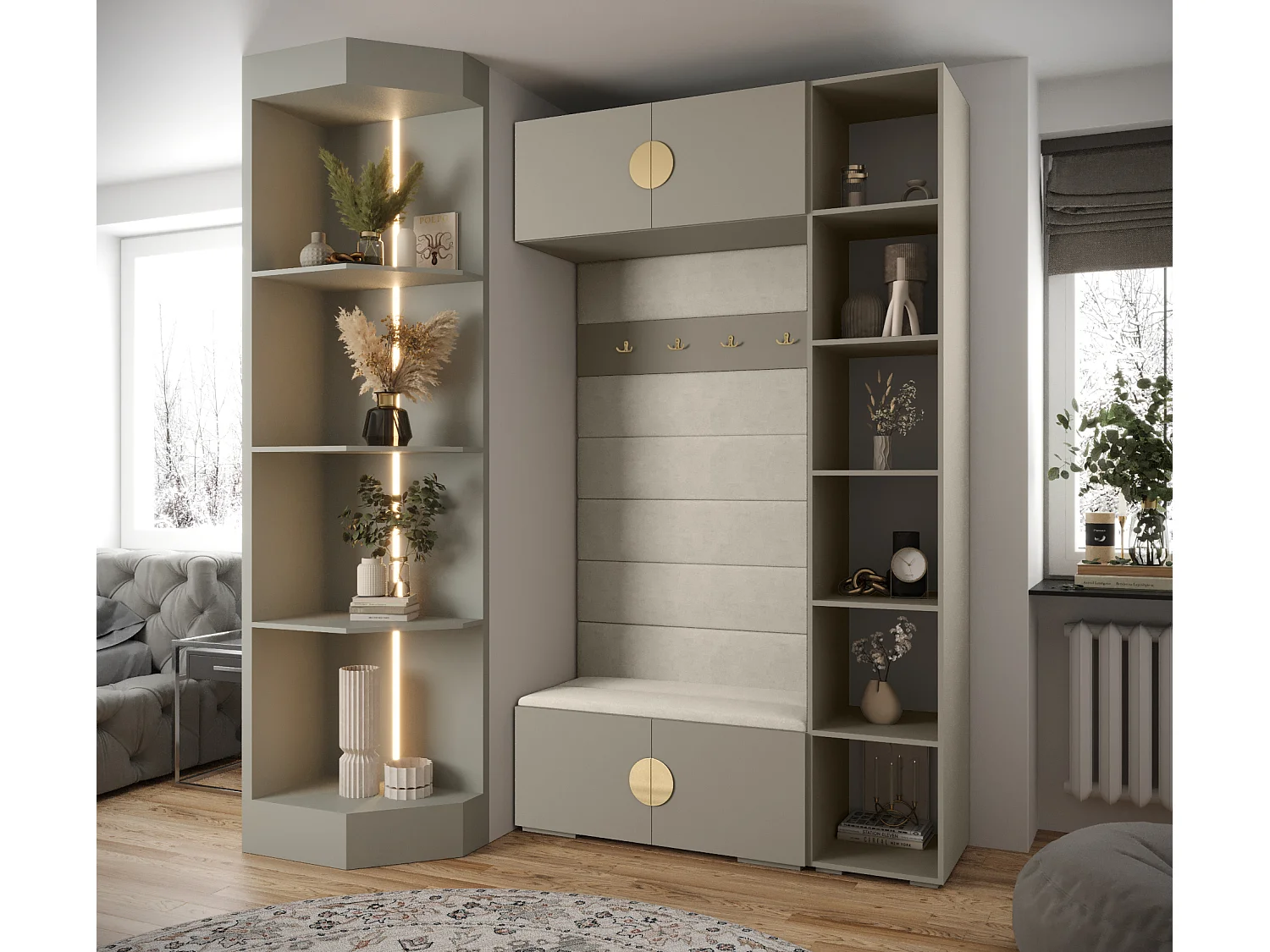 Armoire à portes battantes Inova 4 ensemble 20