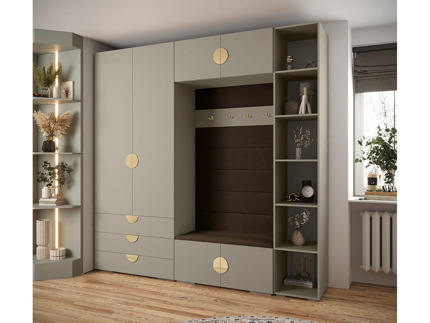 Armoire à portes battantes Inova 4 ensemble 10