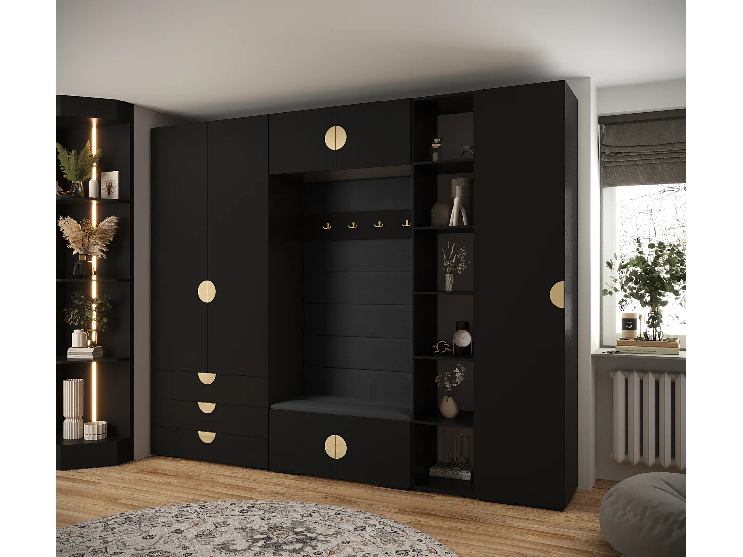 Armoire à portes battantes Inova 4 ensemble 11