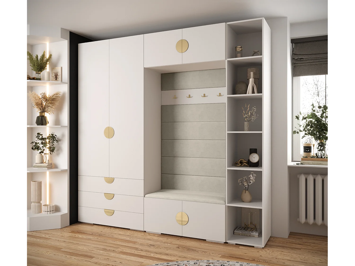 Armoire à portes battantes Inova 4 ensemble 10