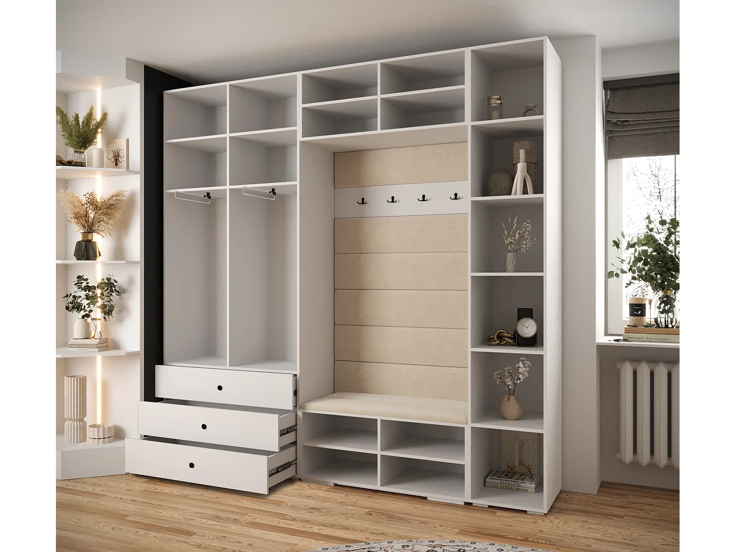 Armoire à portes battantes Inova 4 ensemble 10