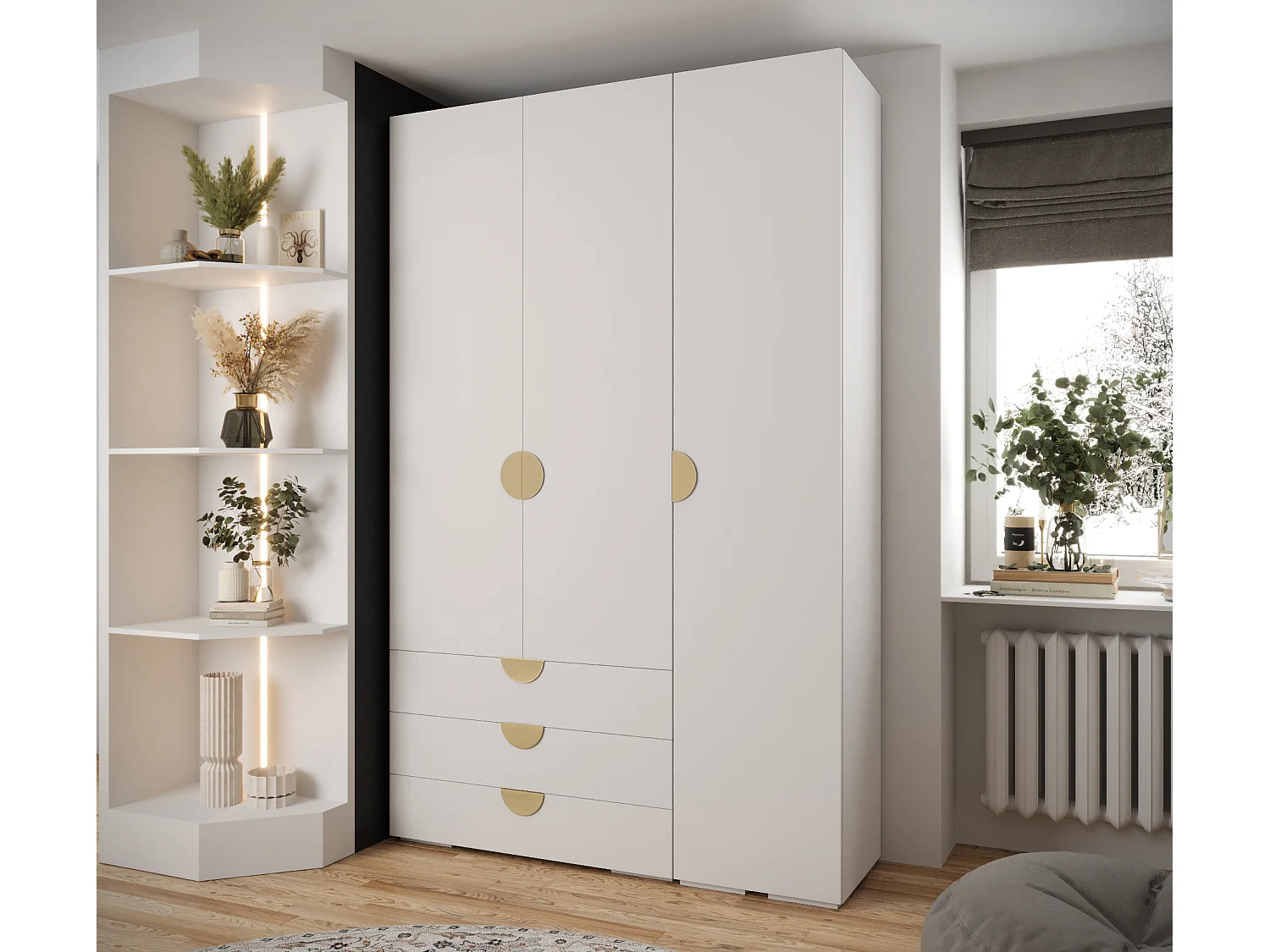 Armoire à portes battantes Inova 4 ensemble 17