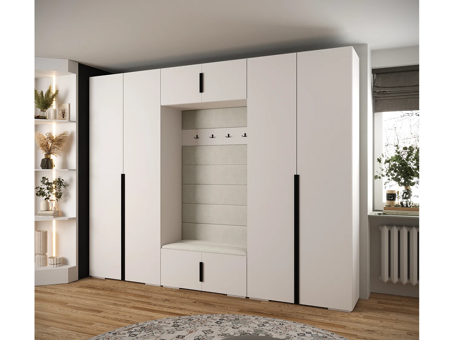 Armadio con ante battenti Inova 1 set 9