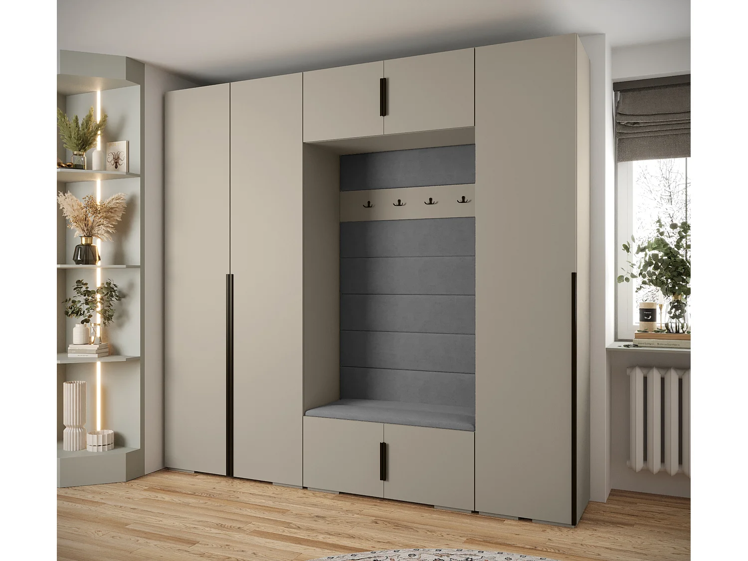 Armoire à portes battantes Inova 1 ensemble 8