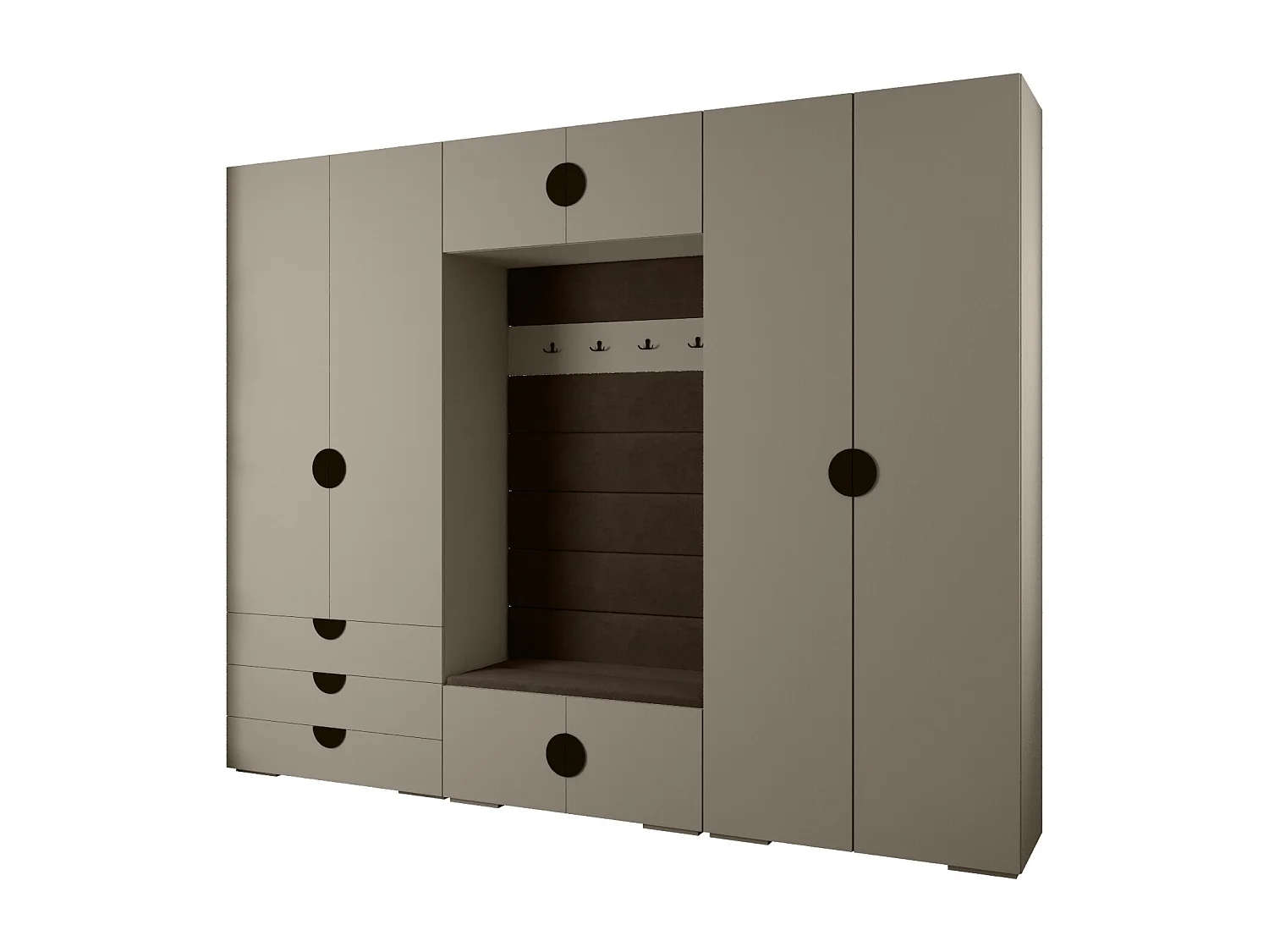 Armoire à portes battantes Inova 4 ensemble 14