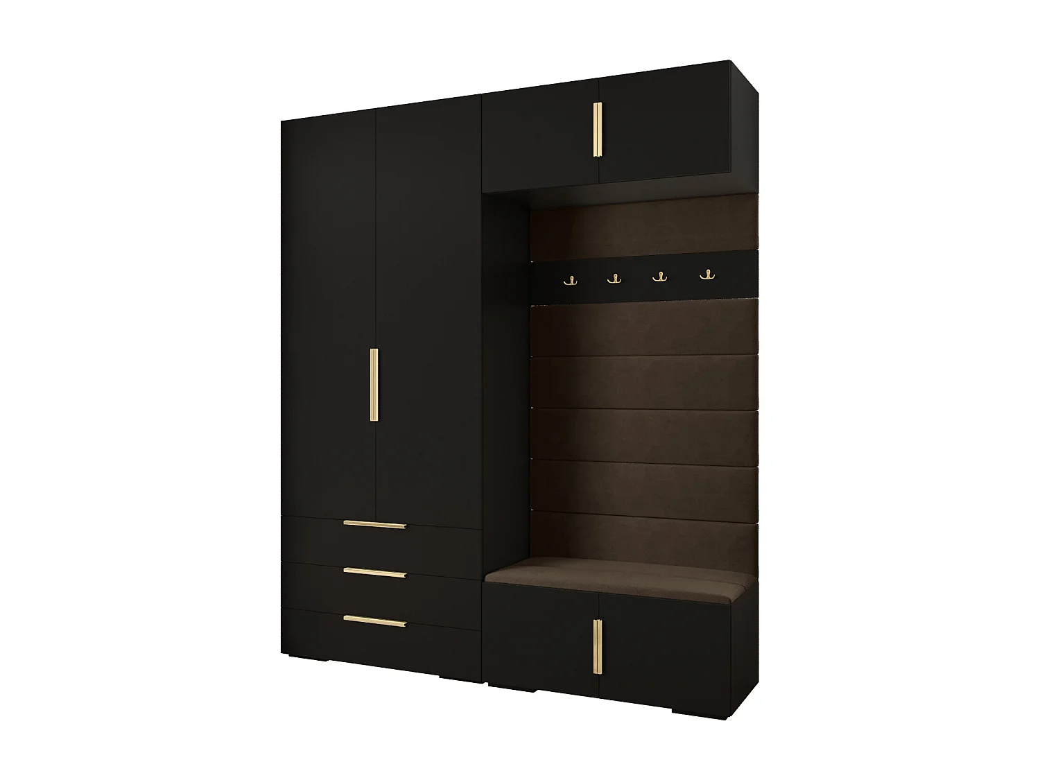 Armoire à portes battantes Inova 1 ensemble 12