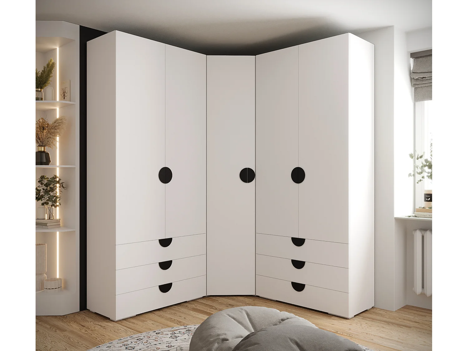 Armadio con ante battenti Inova 4 set 7