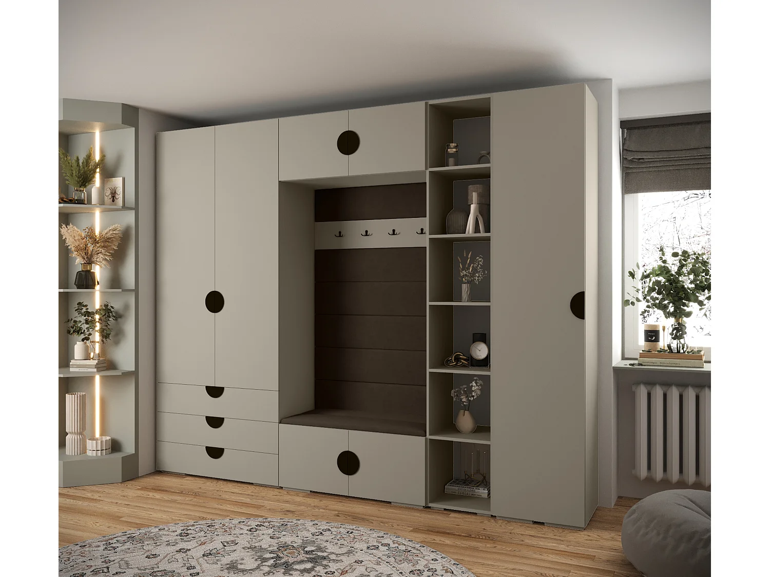 Armoire à portes battantes Inova 4 ensemble 11