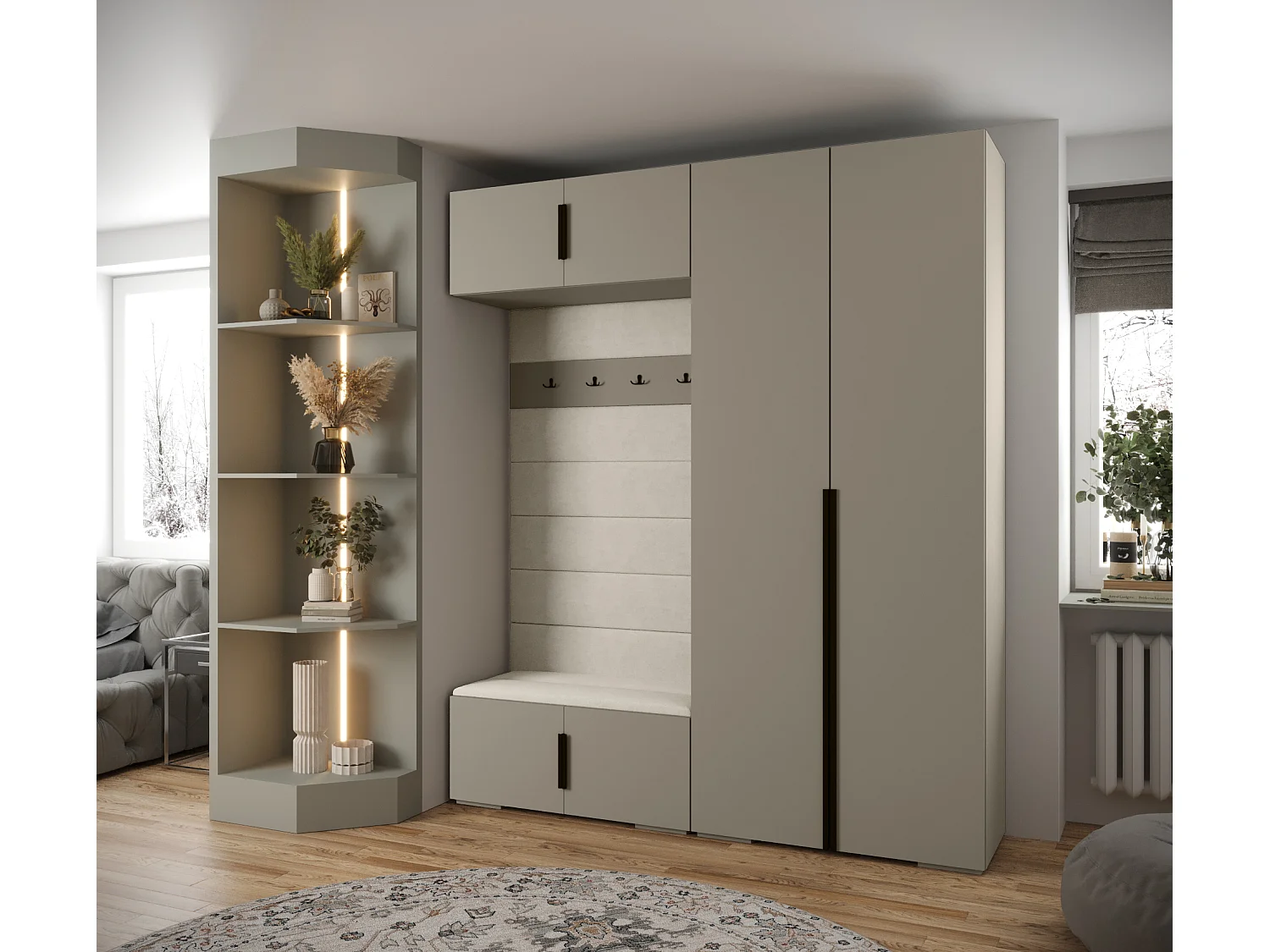 Armoire à portes battantes Inova 1 ensemble 18