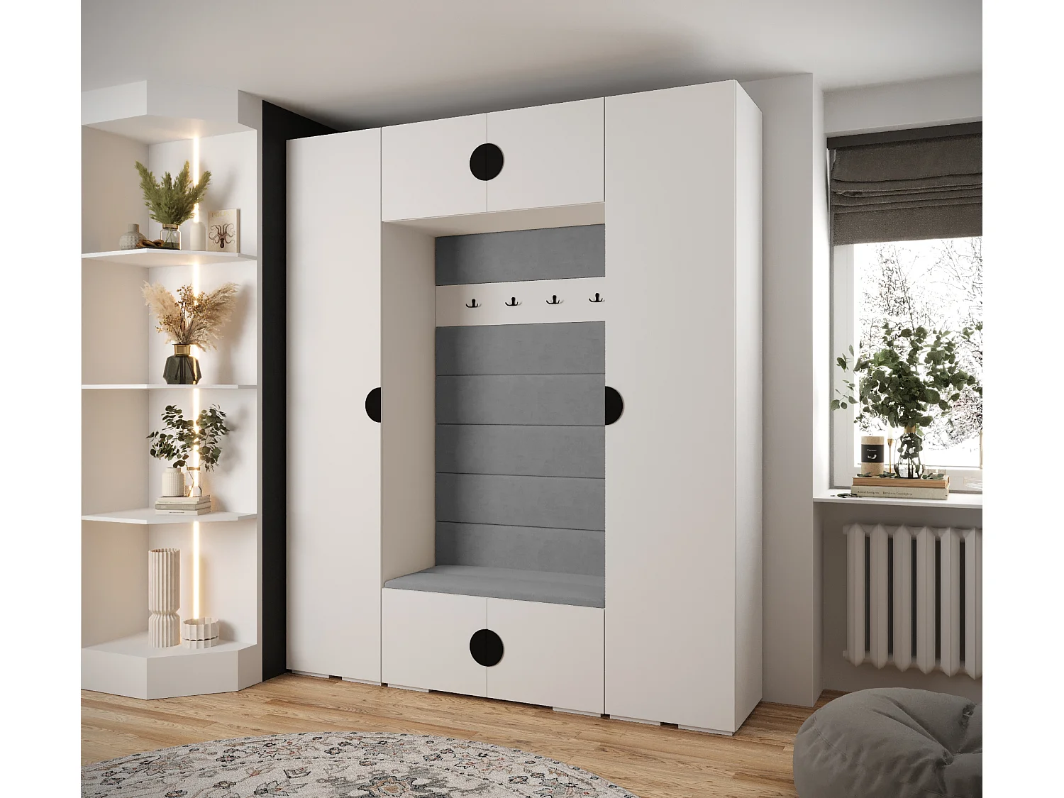 Armoire à portes battantes Inova 4 ensemble 13