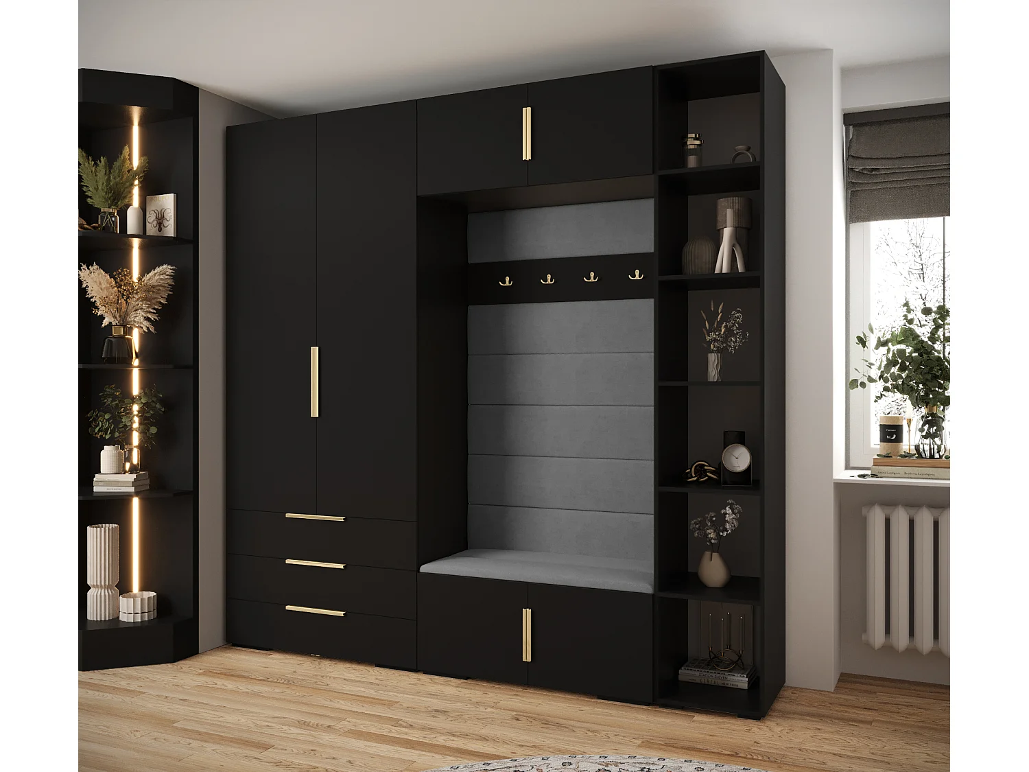 Armoire à portes battantes Inova 1 ensemble 10