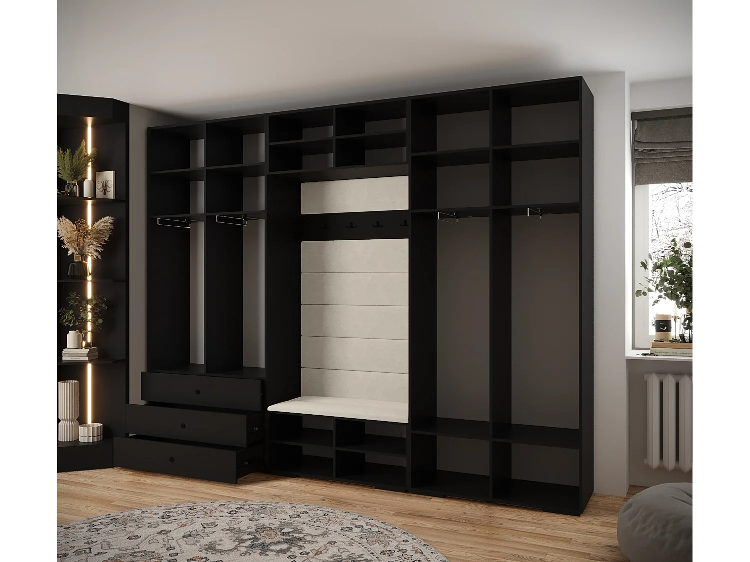 Armoire à portes battantes Inova 1 ensemble 14