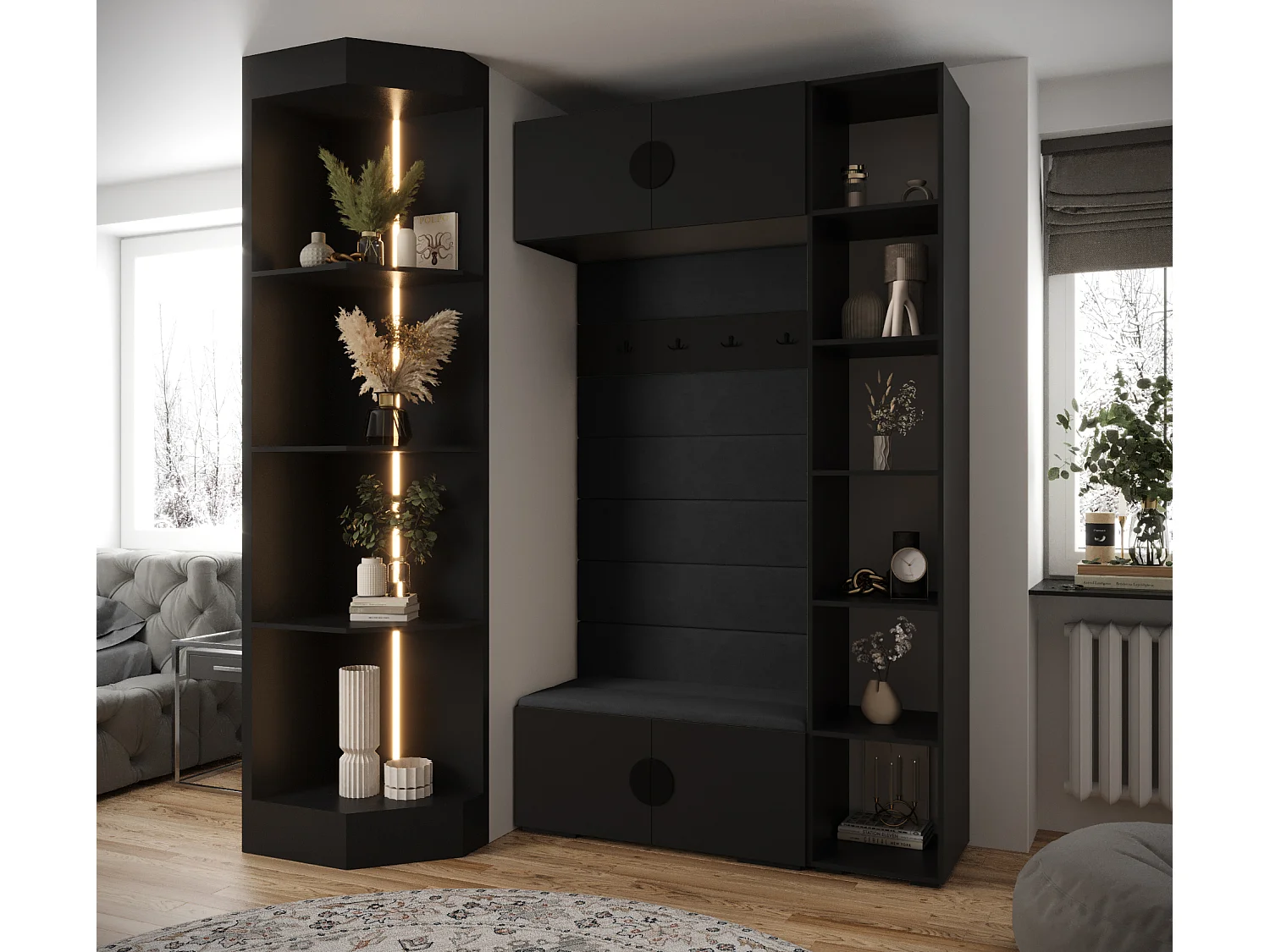 Armoire à portes battantes Inova 4 ensemble 20