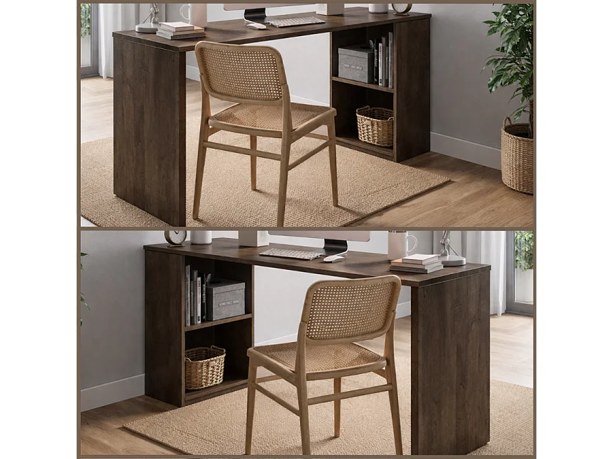 Schreibtisch B-2 Dunkle Esche