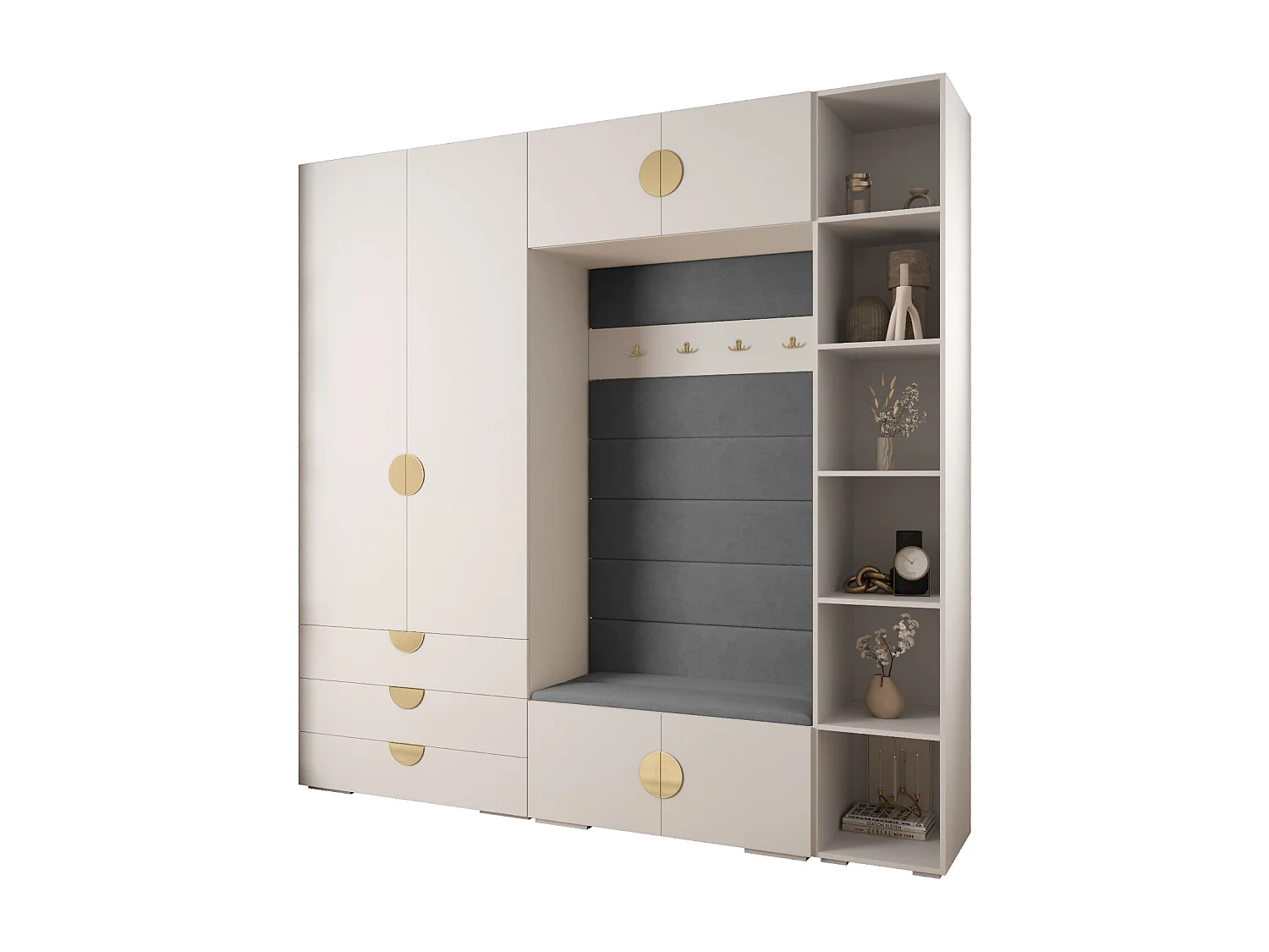 Armoire à portes battantes Inova 4 ensemble 10