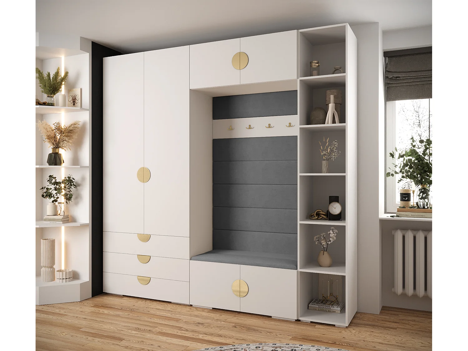 Armoire à portes battantes Inova 4 ensemble 10