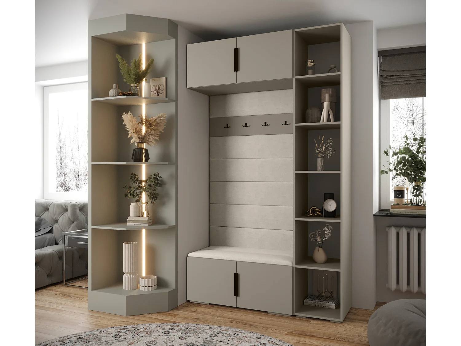 Kast met draaideuren Inova 1 set 20