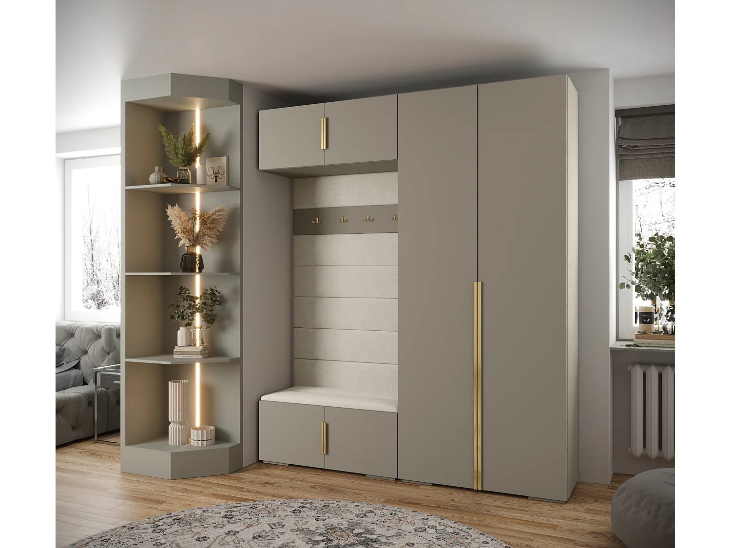 Armoire à portes battantes Inova 1 ensemble 18