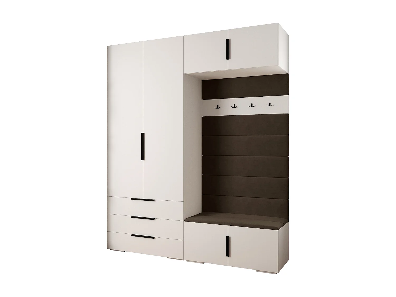 Armoire à portes battantes Inova 1 ensemble 12