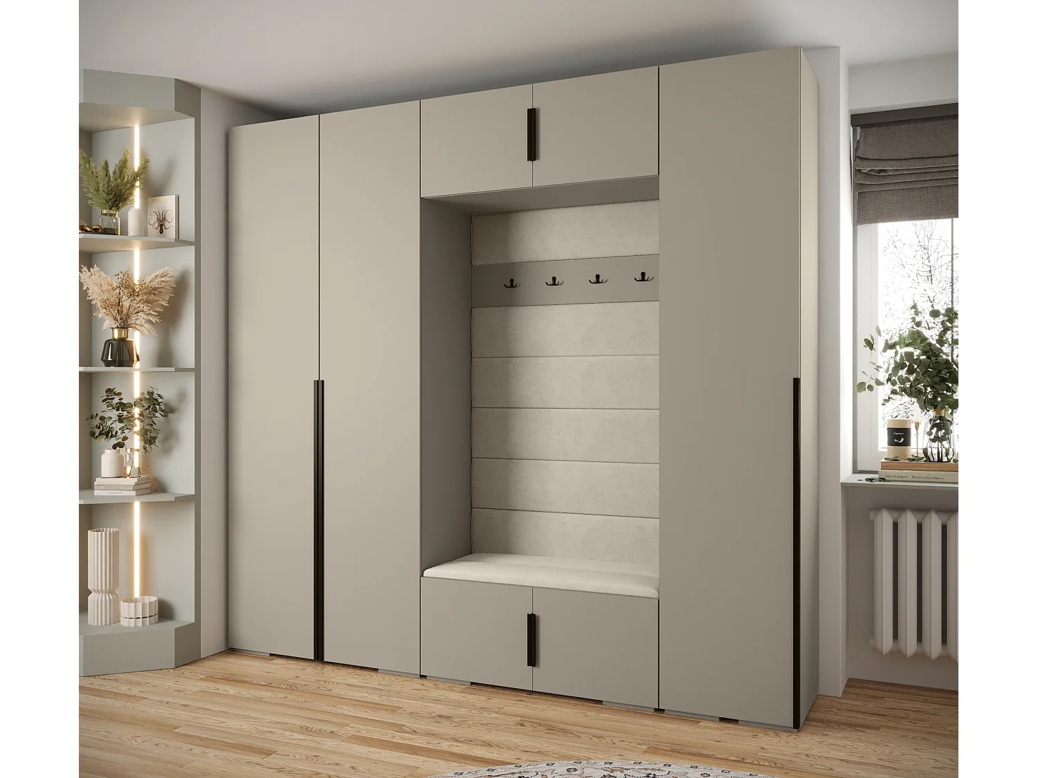 Armoire à portes battantes Inova 1 ensemble 8