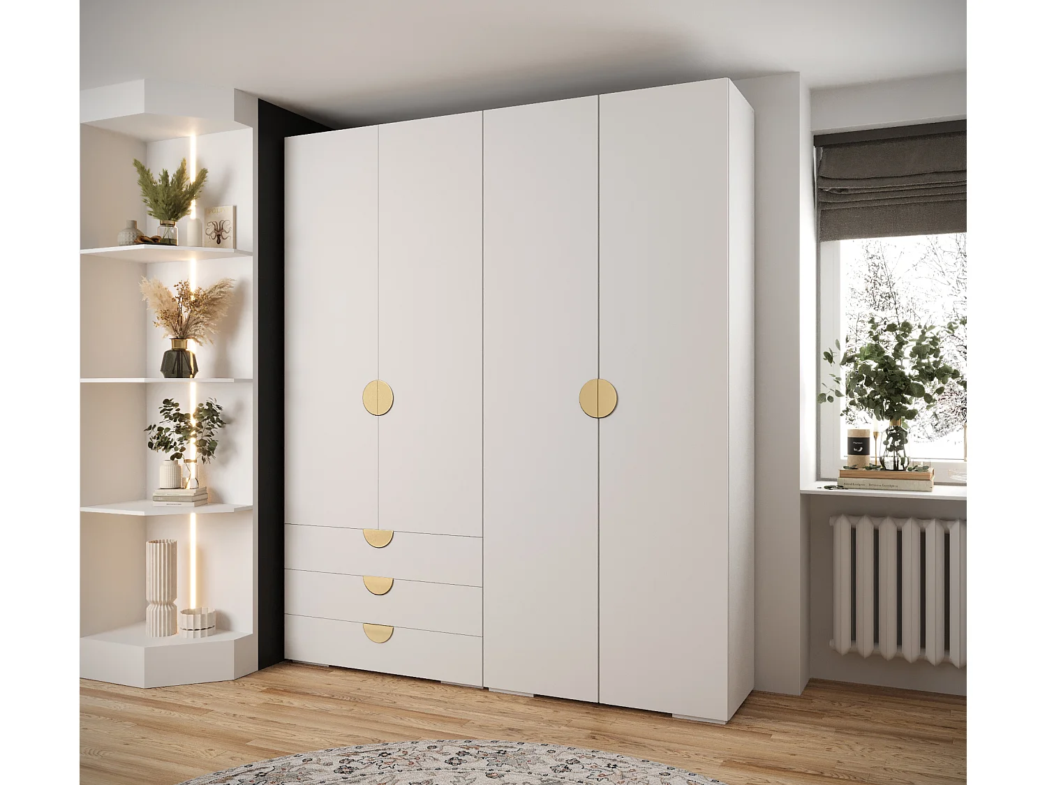 Armoire à portes battantes Inova 4 ensemble 15
