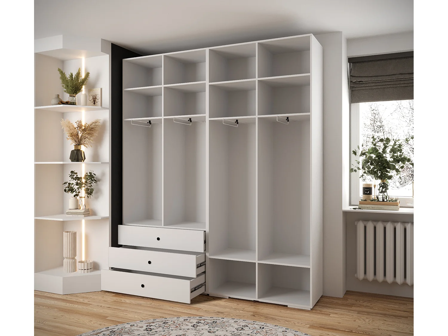 Armoire à portes battantes Inova 4 ensemble 15