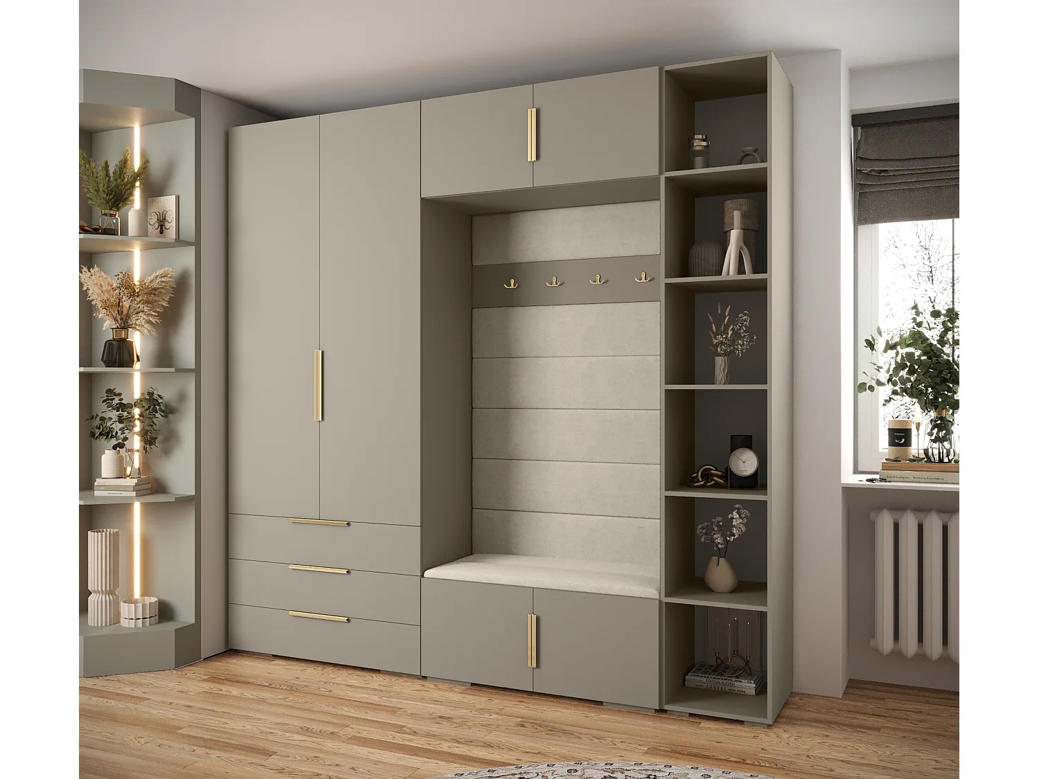 Armoire à portes battantes Inova 1 ensemble 10