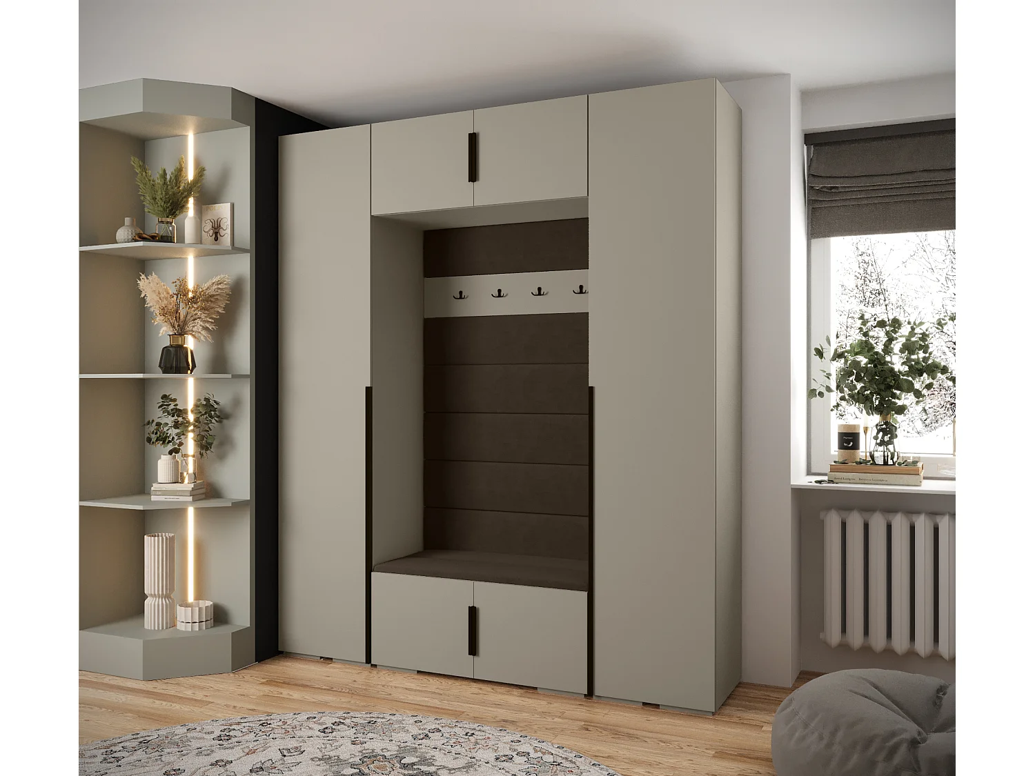 Armoire à portes battantes Inova 1 ensemble 13