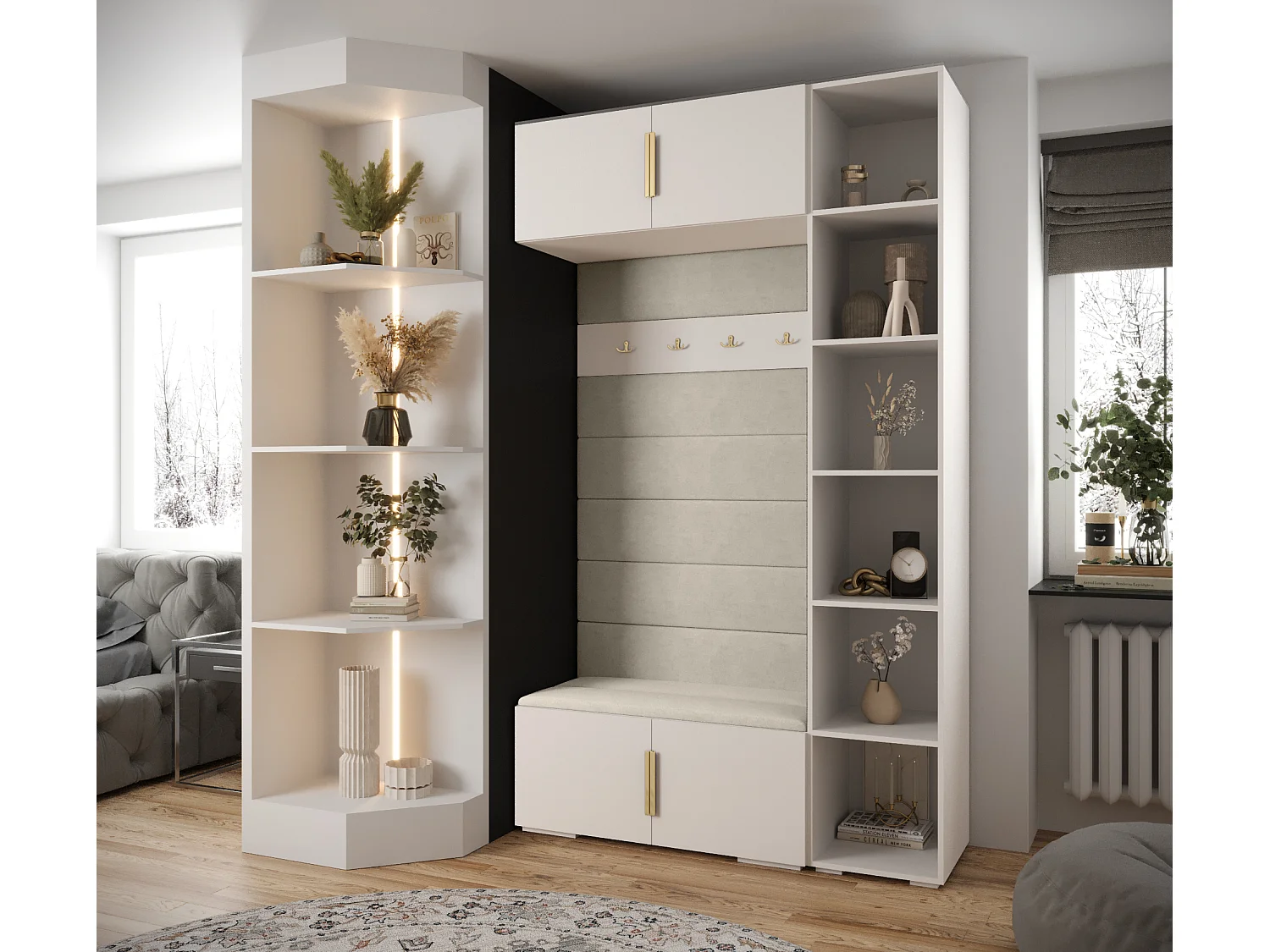 Armadio con ante battenti Inova 1 set 20