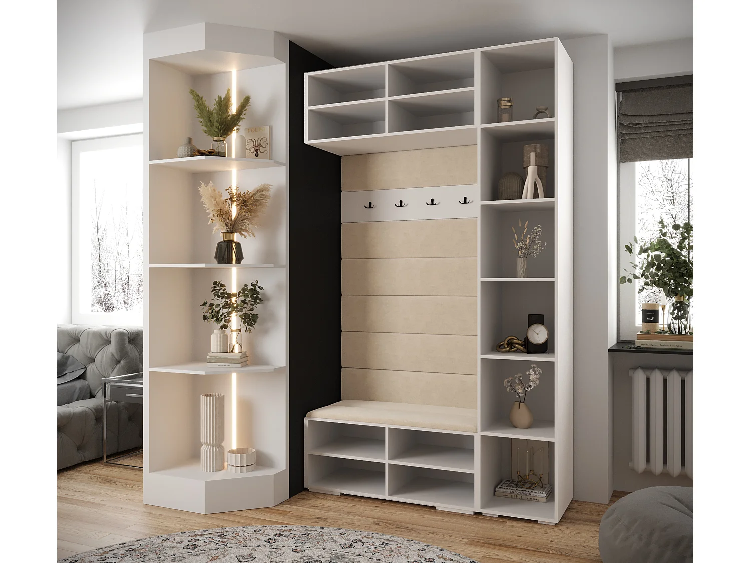 Armadio con ante battenti Inova 1 set 20