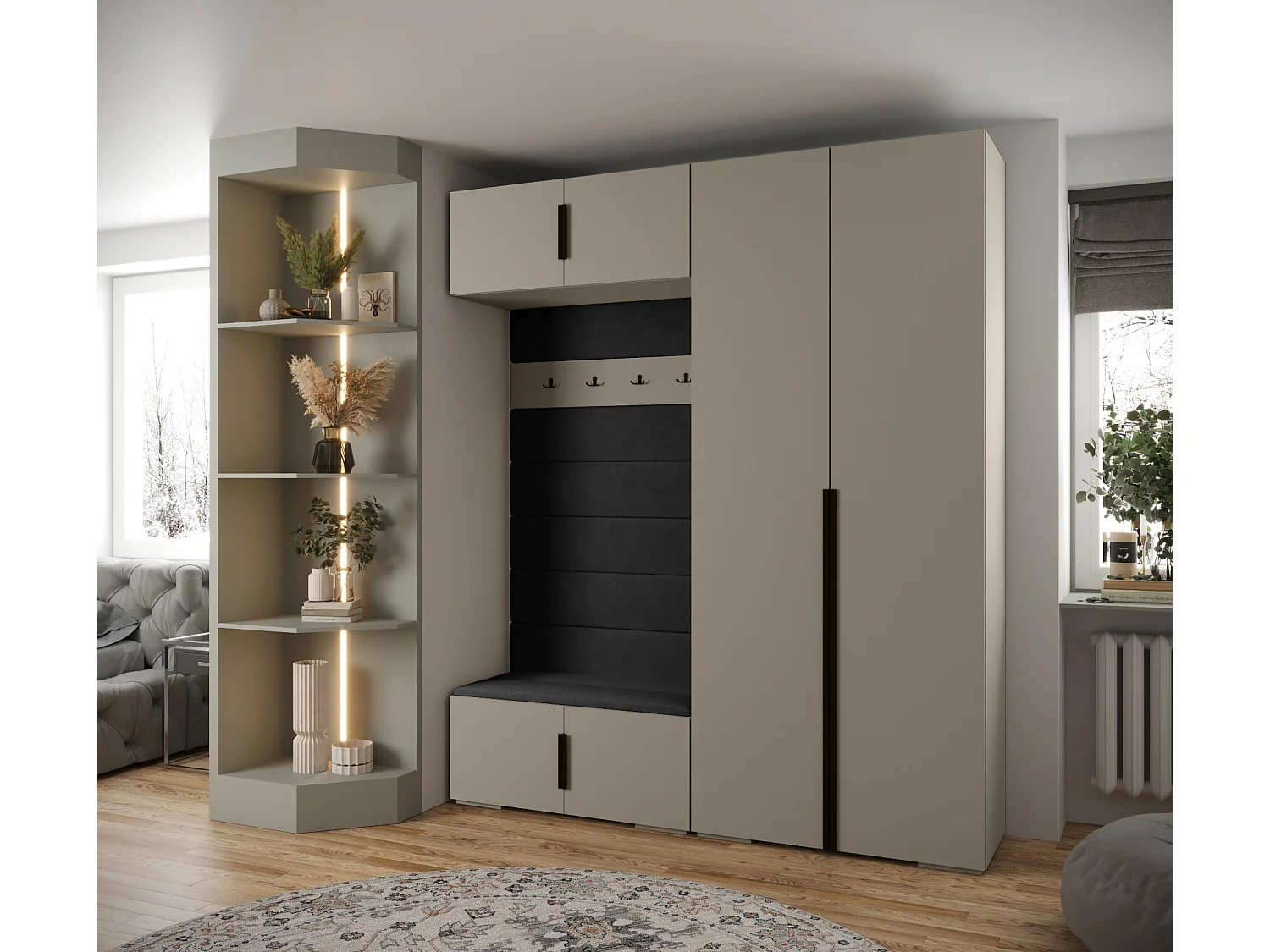 Armoire à portes battantes Inova 1 ensemble 18