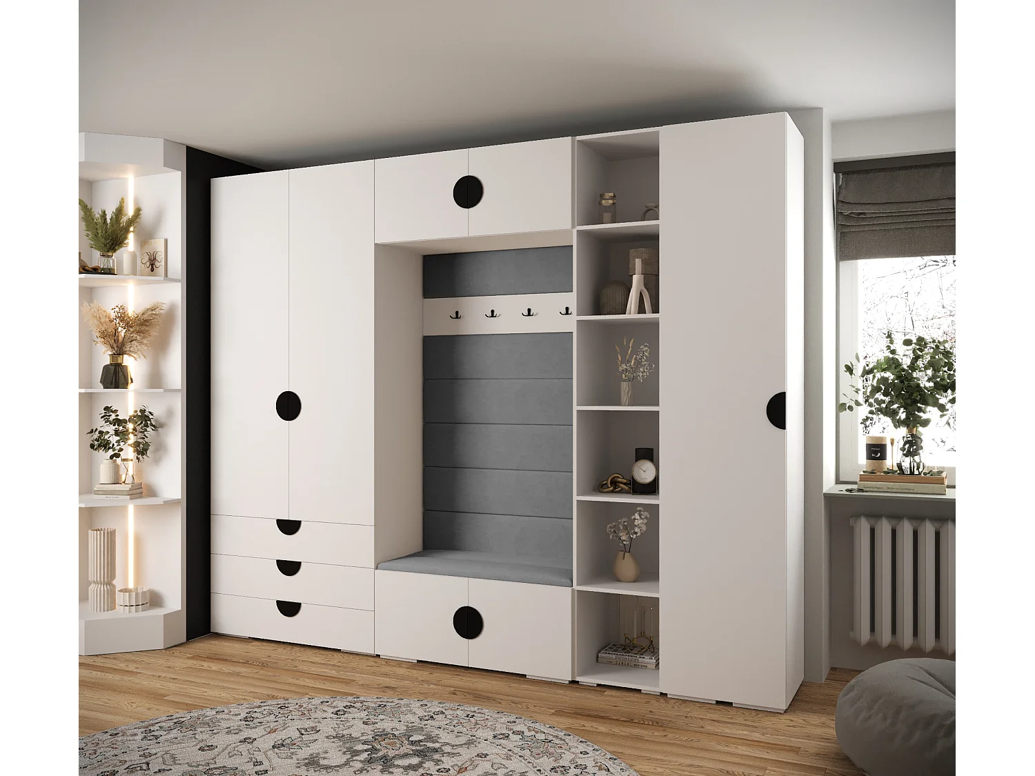 Armoire à portes battantes Inova 4 ensemble 11