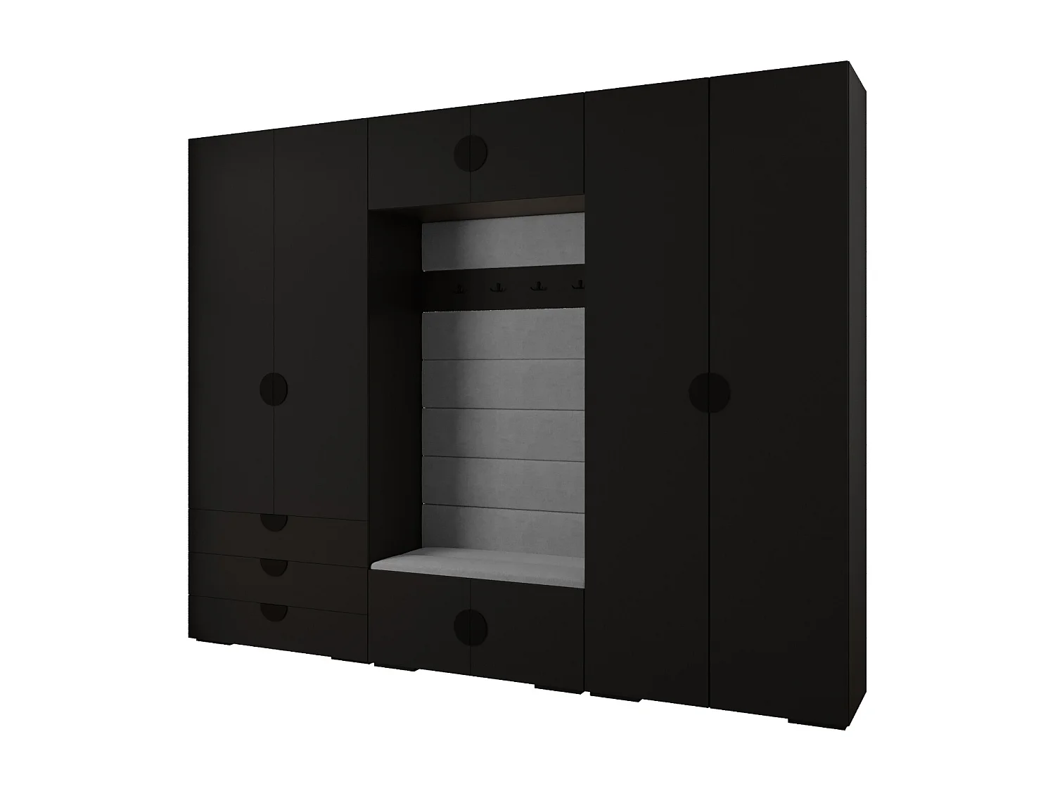 Armoire à portes battantes Inova 4 ensemble 14