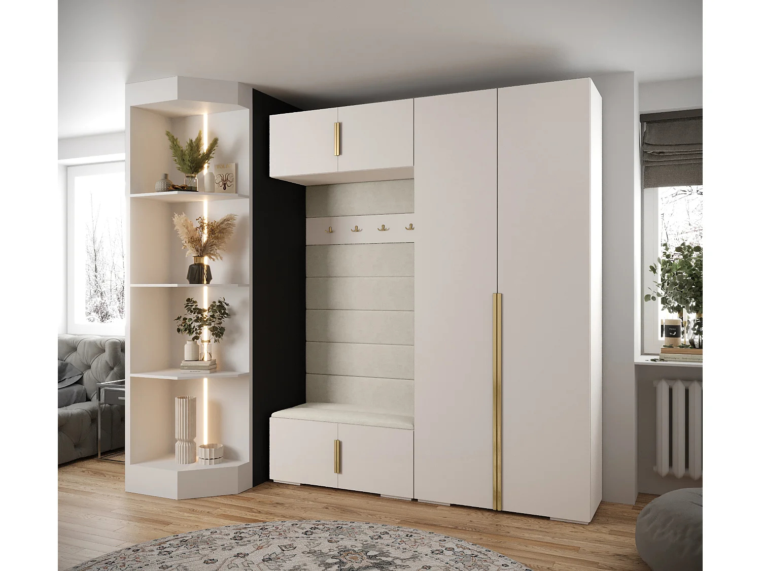 Armoire à portes battantes Inova 1 ensemble 18