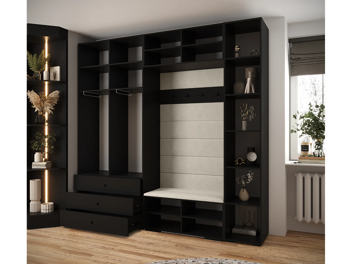 Armoire à portes battantes Inova 4 ensemble 10