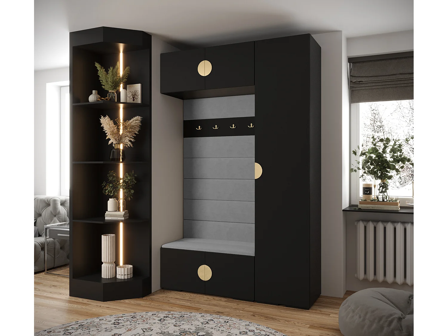 Armoire à portes battantes Inova 4 ensemble 19