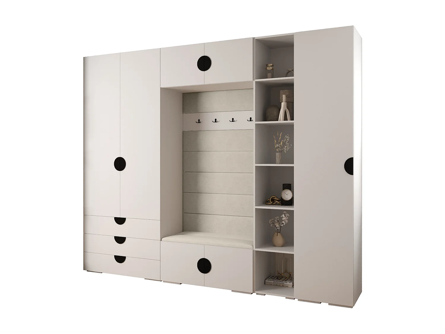 Armoire à portes battantes Inova 4 ensemble 11
