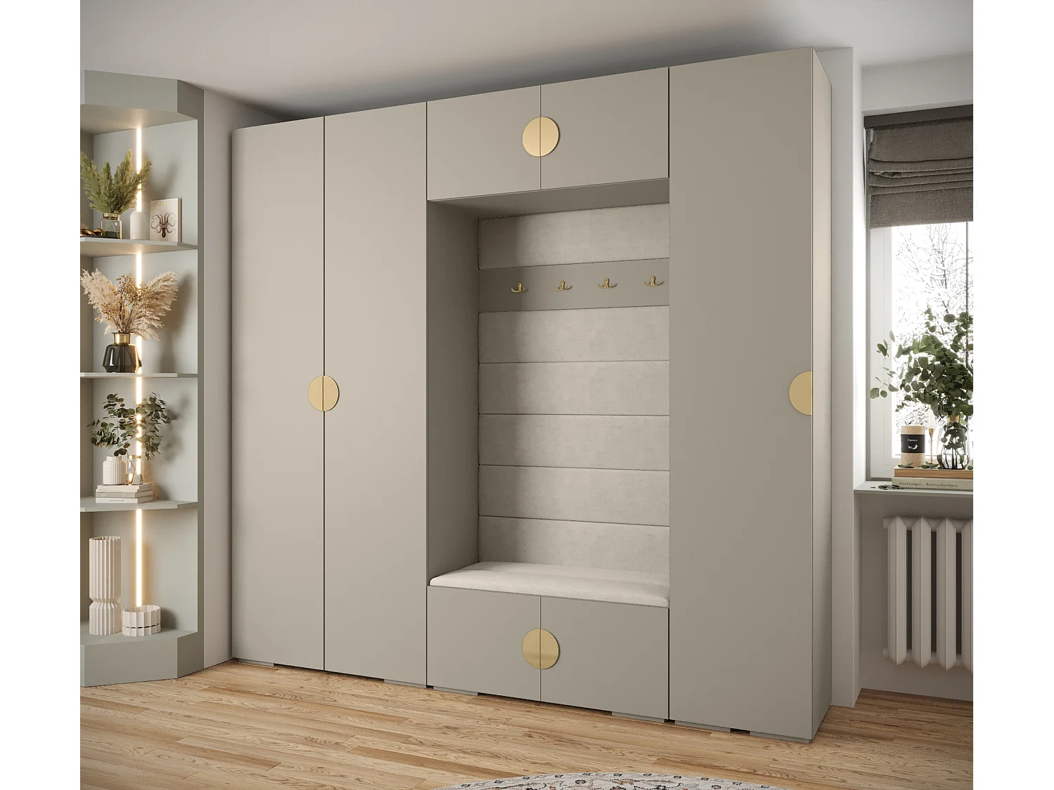 Armoire à portes battantes Inova 4 ensemble 8