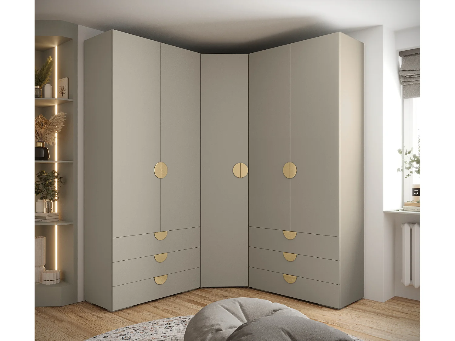 Armoire à portes battantes Inova 4 ensemble 7