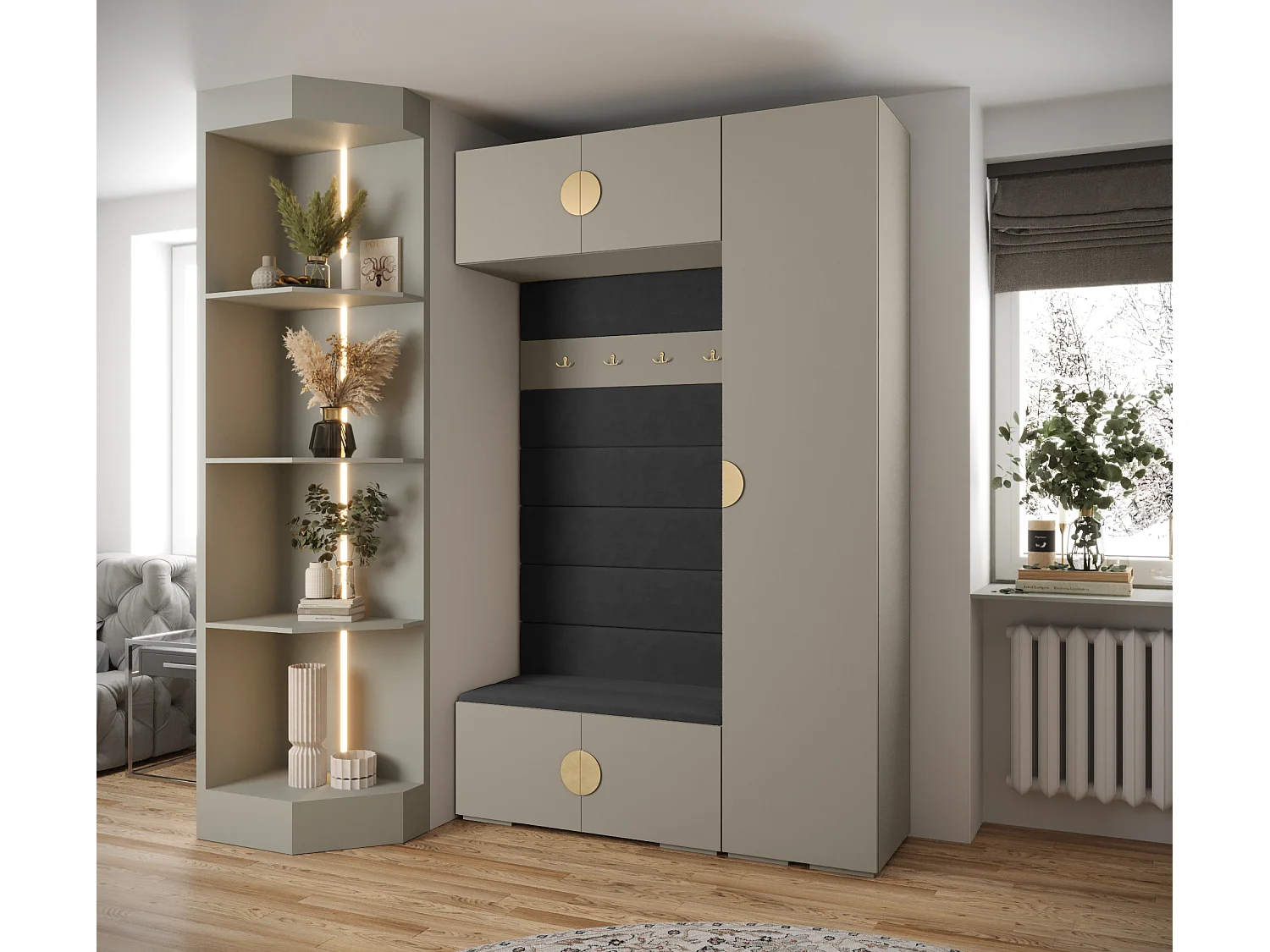 Armoire à portes battantes Inova 4 ensemble 19