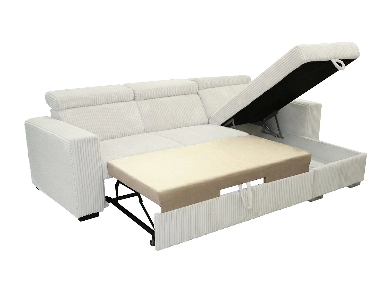 Canapé d’angle moderne et confortable Nicole – pratique et élégant