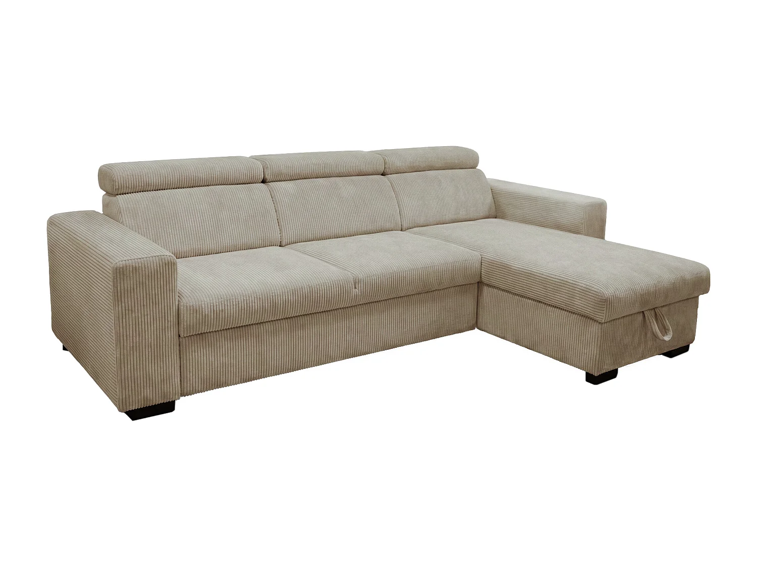 Canapé d’angle moderne et confortable Nicole – pratique et élégant