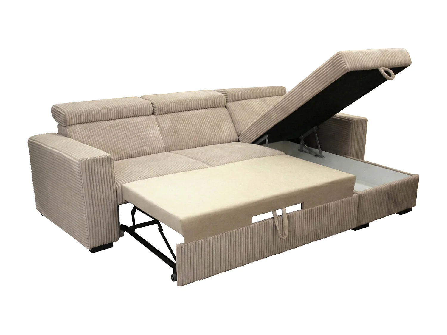 Canapé d’angle moderne et confortable Nicole – pratique et élégant