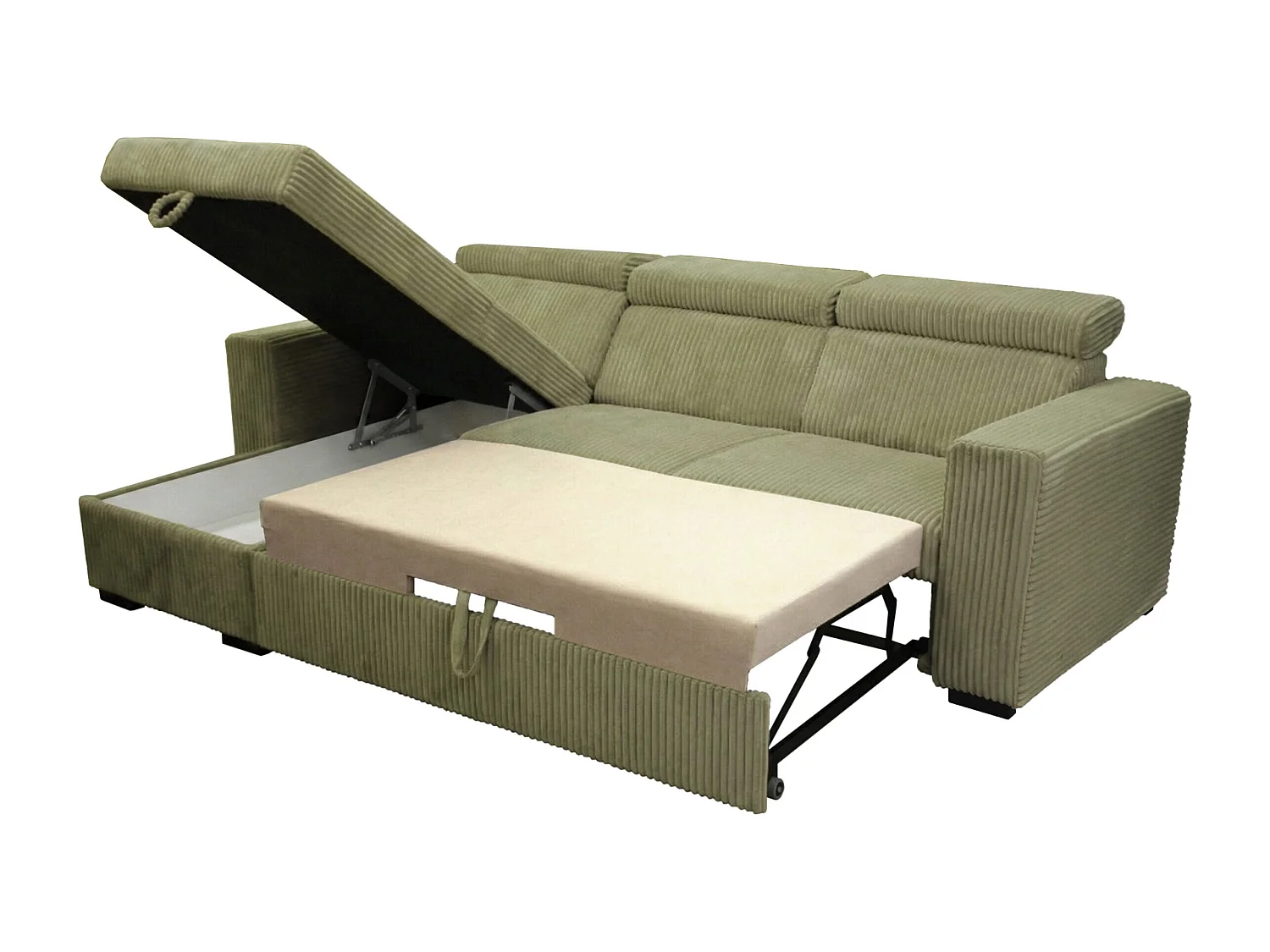 Canapé d’angle moderne et confortable Nicole – pratique et élégant