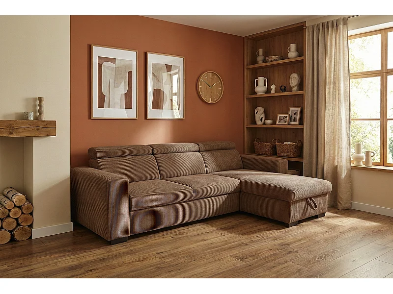 Moderne en comfortabele hoekbank Nicole – praktisch en stijlvol