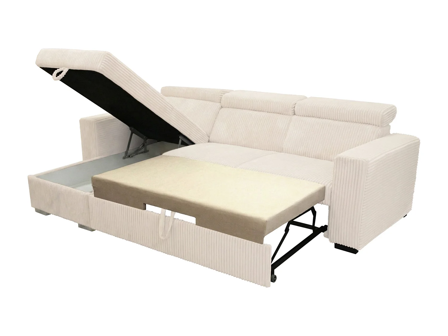 Canapé d’angle moderne et confortable Nicole – pratique et élégant