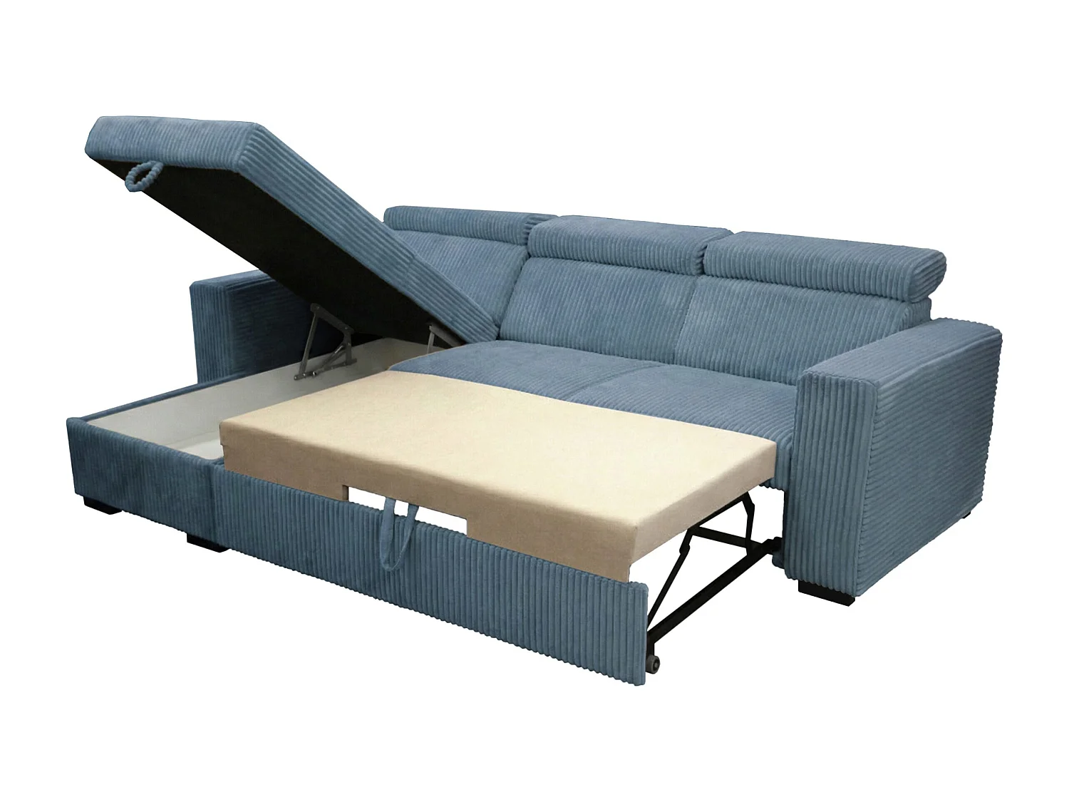 Canapé d’angle moderne et confortable Nicole – pratique et élégant