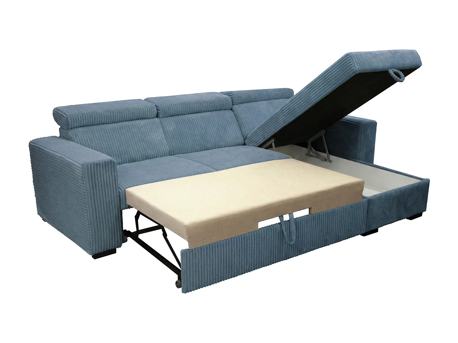 Canapé d’angle moderne et confortable Nicole – pratique et élégant